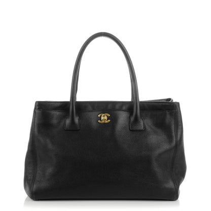 Chanel Calfskin Cerf Executive Shopper Tote Black 1 of 18