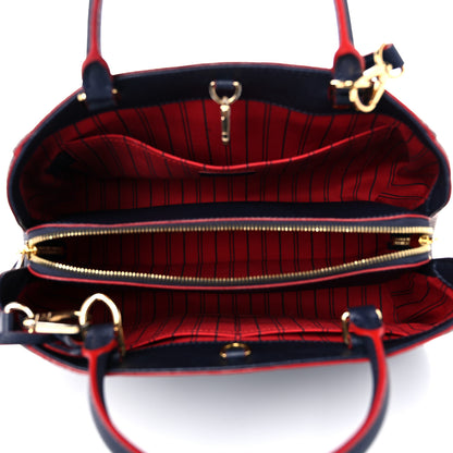 Louis Vuitton Empreinte Montaigne MM Marine Rouge 5 of 20