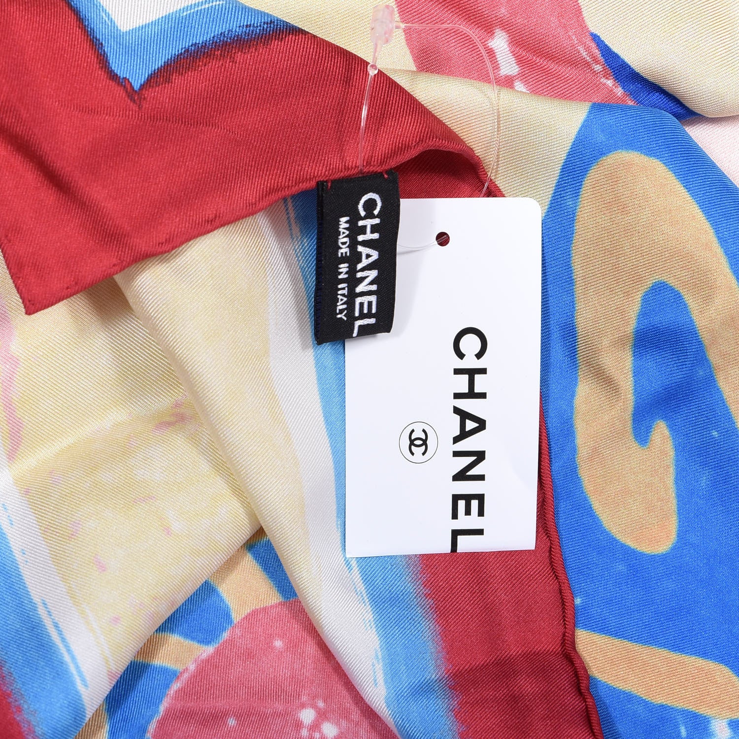 Chanel Silk Coco Scarf Multicolor 2 of 3