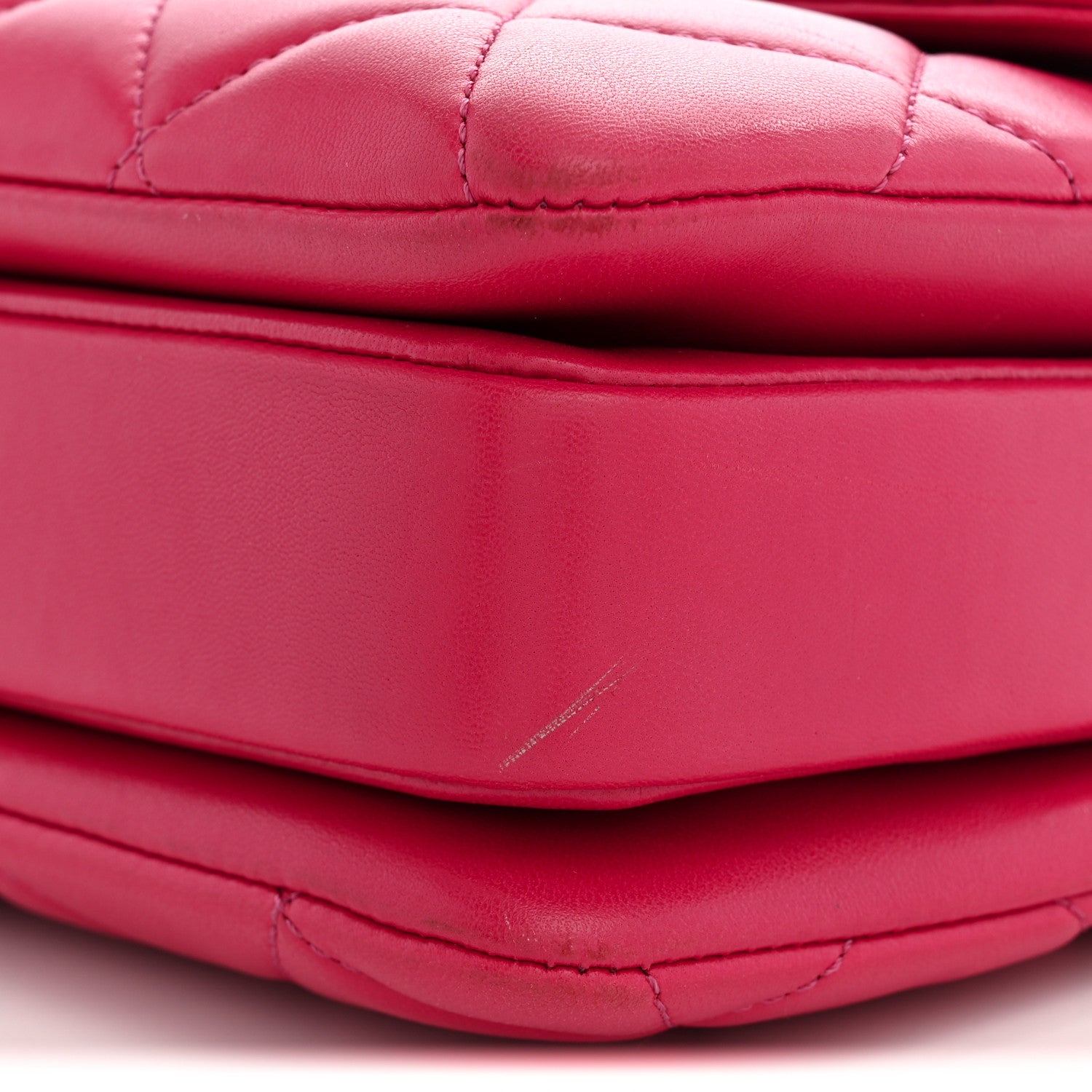 Chanel Lambskin Quilted Small Trendy CC Flap Dual Handle Bag Dark Pink 12 of 13