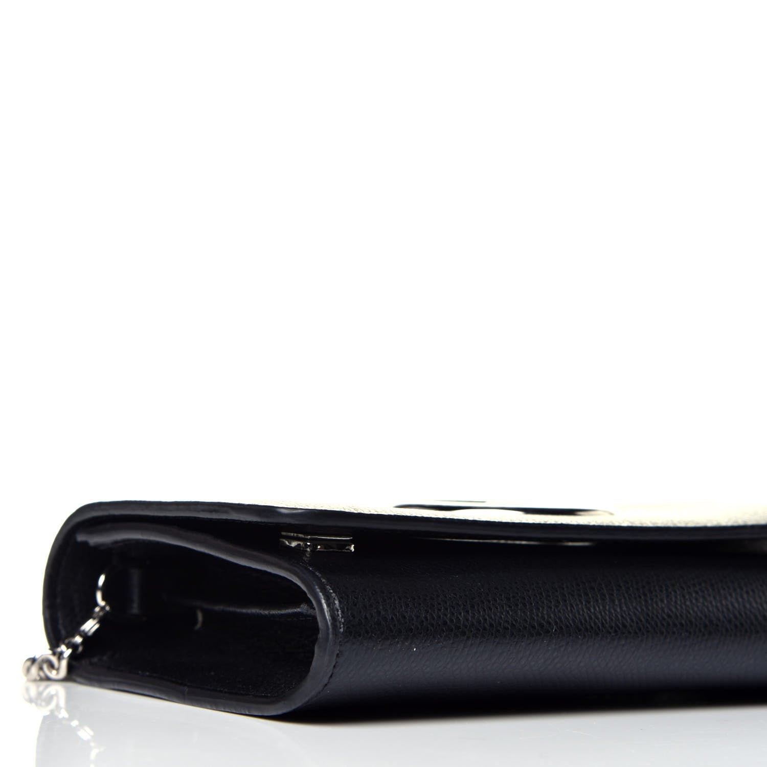 Fendi Vitello Cruise F is Fendi Wallet on Chain Black 8 of 9