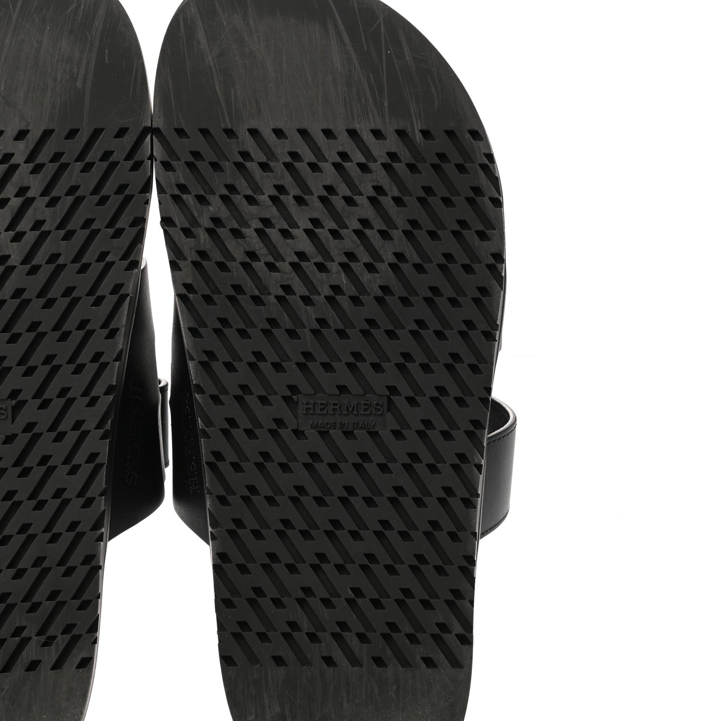Calfskin Womens Chypre Sandals 38.5 Black