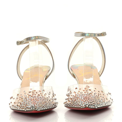 Christian Louboutin PVC Calf Alicoco Spikaqueen 55 Pumps 36.5 Version Platine 2 of 7