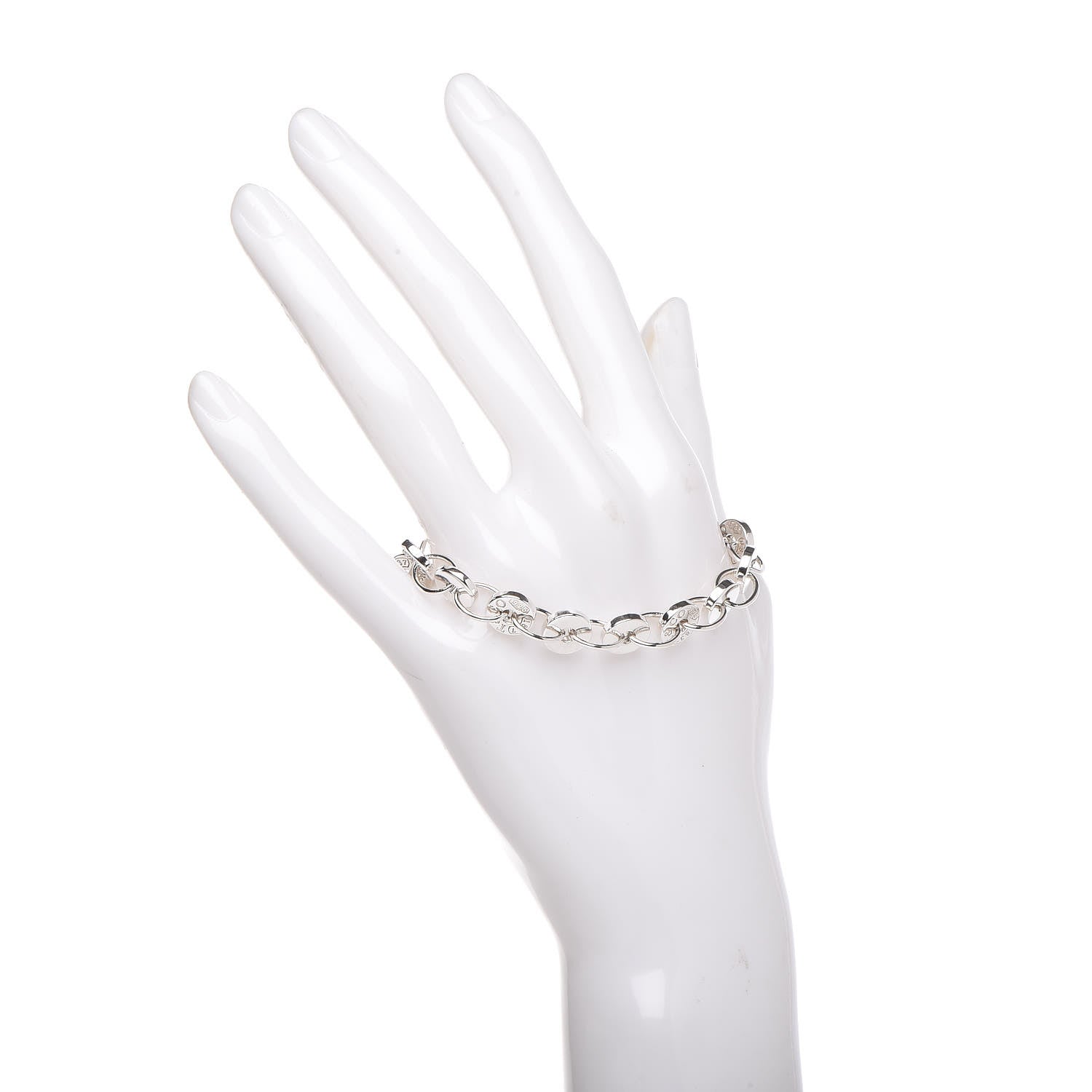 Tiffany Sterling Silver 1837 Circle Bracelet 2 of 5