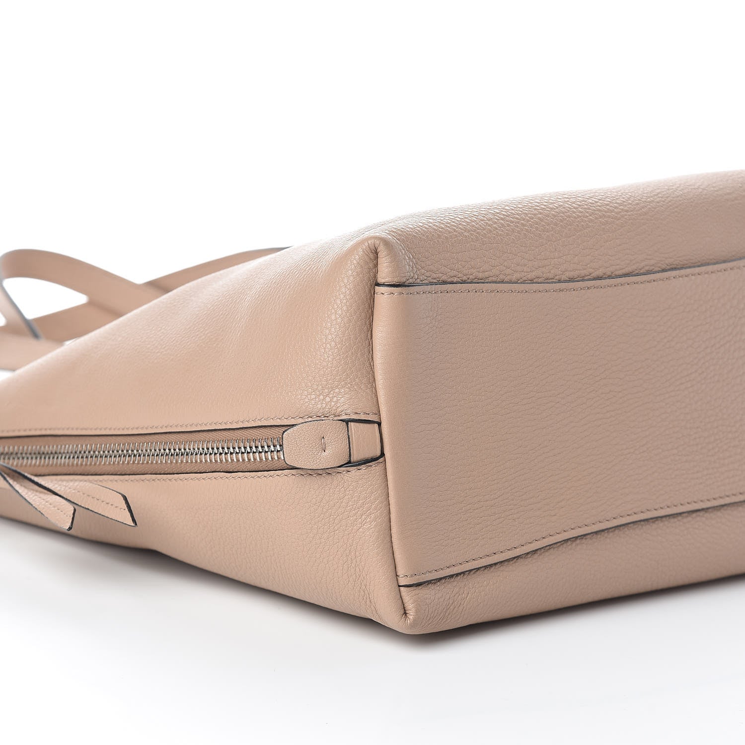 Prada Vitello Phenix Side Zip Shopping Tote Cammeo 7 of 9