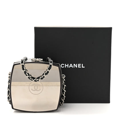 Chanel Patent Goatskin Make-Up Box Clutch With Chain  Black 16 of 16