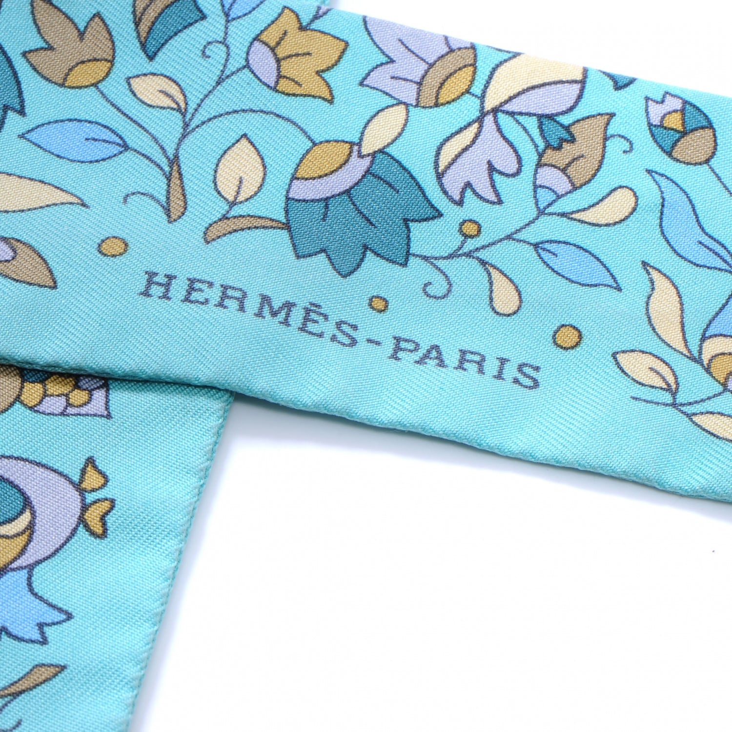 Hermes Silk Un Jardin Apres La Mousson Twilly Scarf 4 of 4