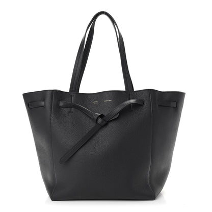 Celine Soft Grained Calfskin Small Belt Cabas Phantom Liquorice 1 of 10