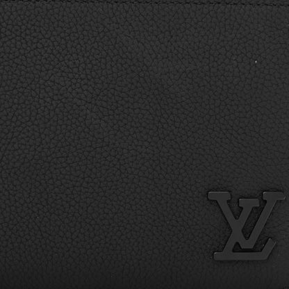 Louis Vuitton Calfskin Aerogram Alpha Wearable Wallet Black 8 of 11