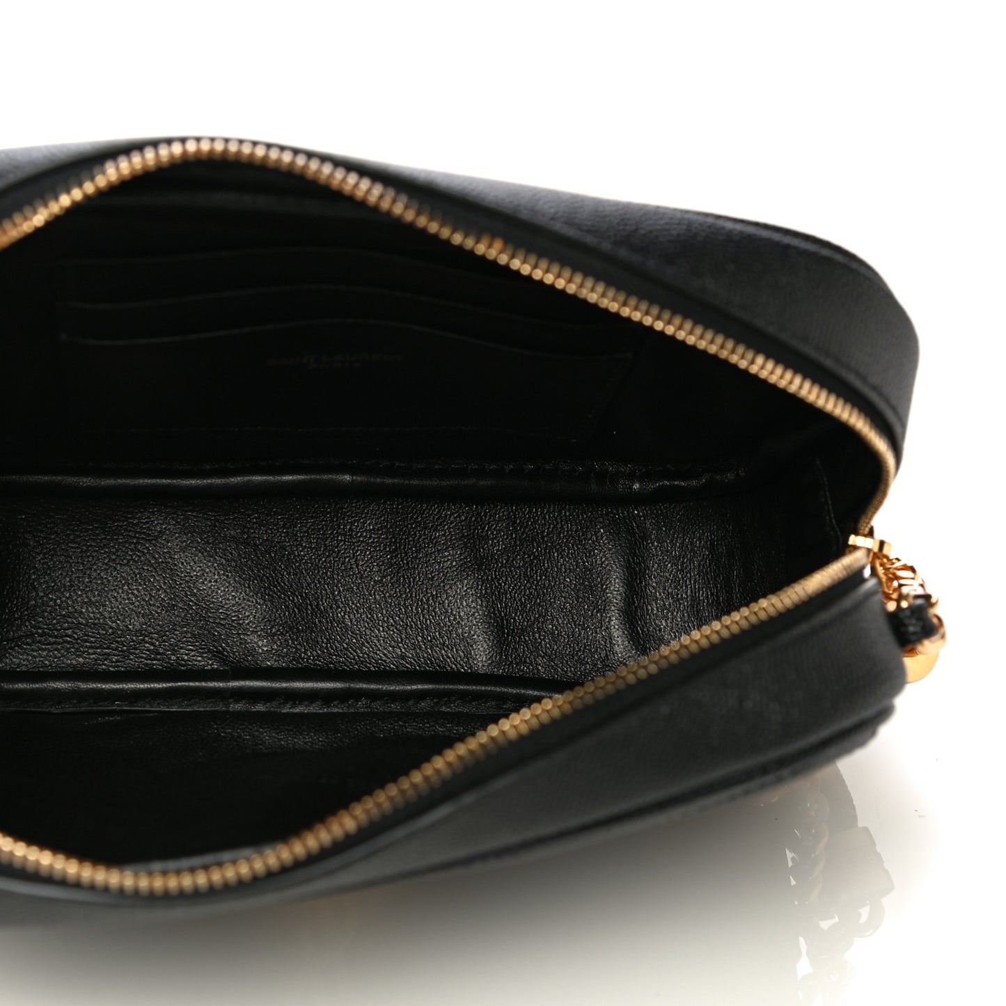 Grain De Poudre Matelasse Monogram Mini Lou Camera Bag Black