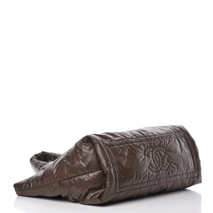 Chanel Nylon Quilted Medium Coco Cocoon Reversible Tote Brown 4 of 11