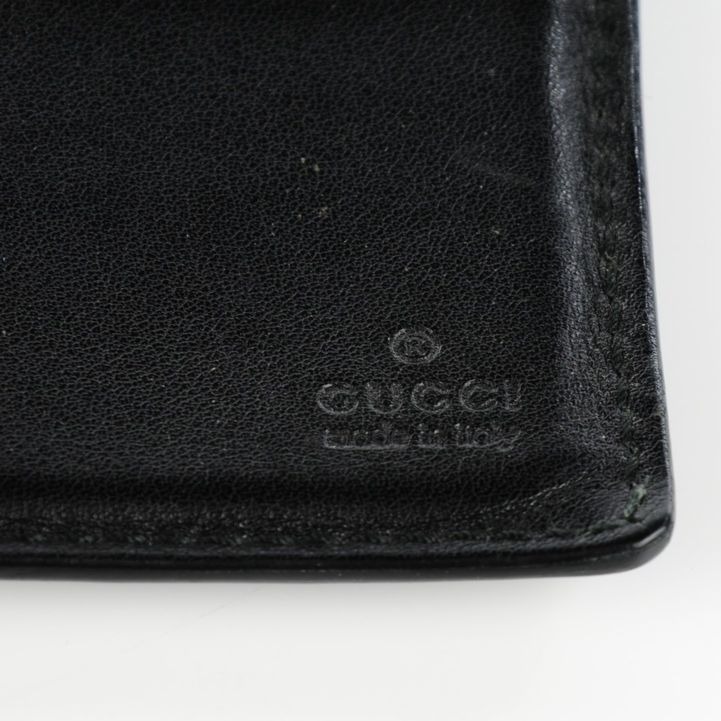 Guccissima Avel Bi-Fold Wallet Black