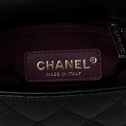 Chanel Caviar Quilted Extra Mini Coco Handle Flap Black 6 of 12