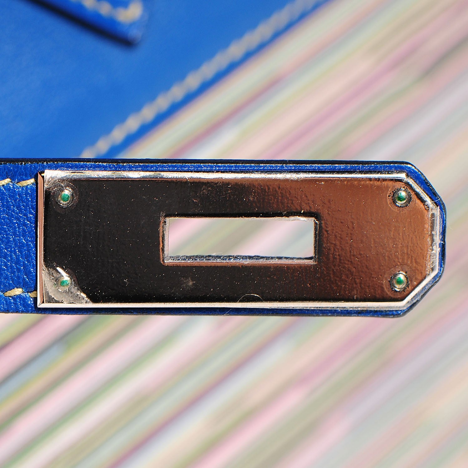 Hermes Swift Vibrato Birkin 35 Bleu Roi 12 of 25