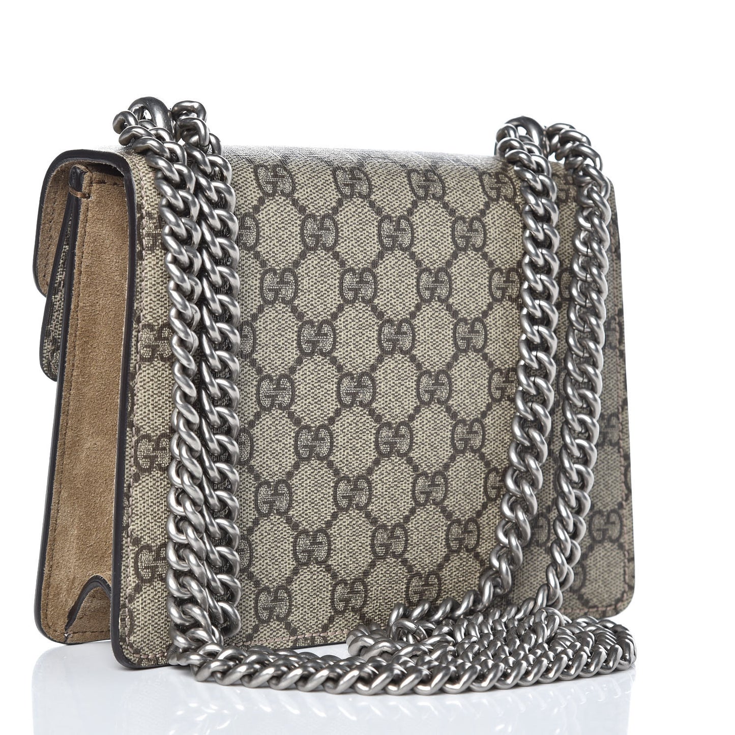 GG Supreme Monogram Mini Dionysus Shoulder Bag Taupe