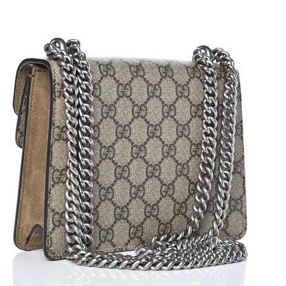 Gucci GG Supreme Monogram Mini Dionysus Shoulder Bag Taupe 3 of 11