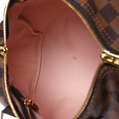 Louis Vuitton Damier Ebene Braided Speedy Bandouliere 25 Pink 5 of 10