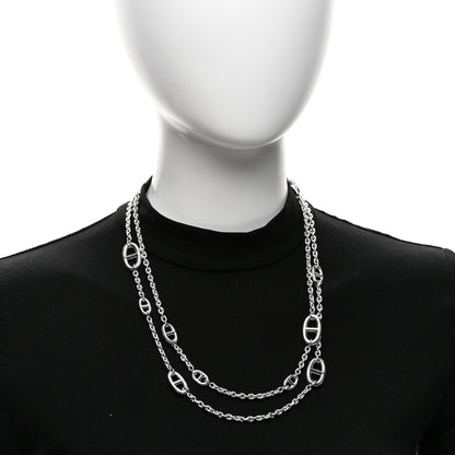 Hermes Sterling Silver Farandole Necklace 120 2 of 6