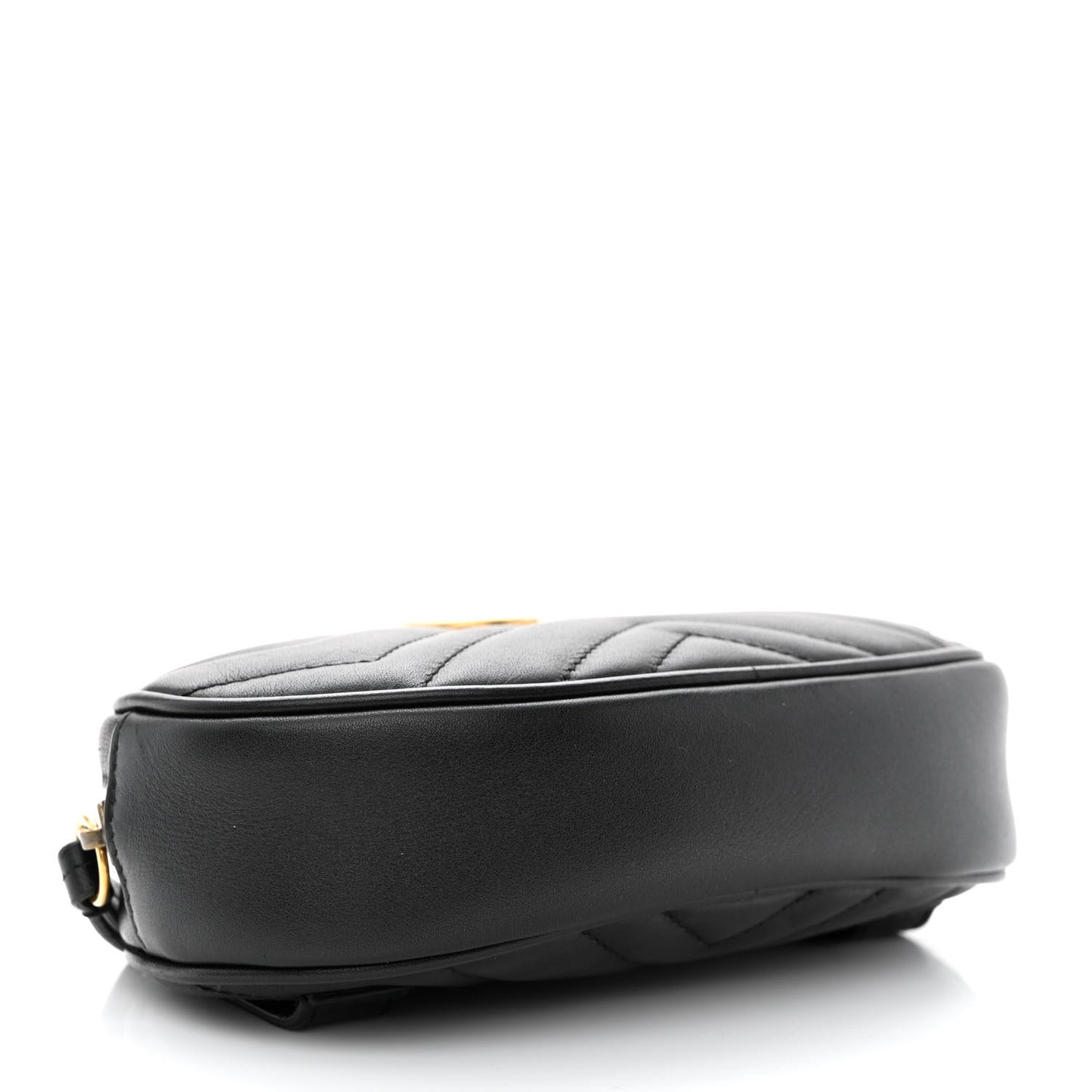 Calfskin Matelasse GG Marmont Belt Bag 85 34 Black