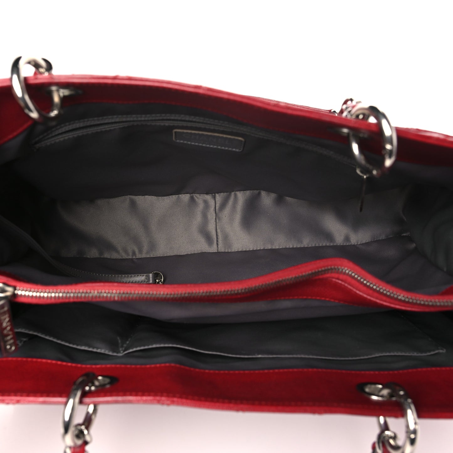 Caviar Quilted XL Grand Shopping Tote GST Red