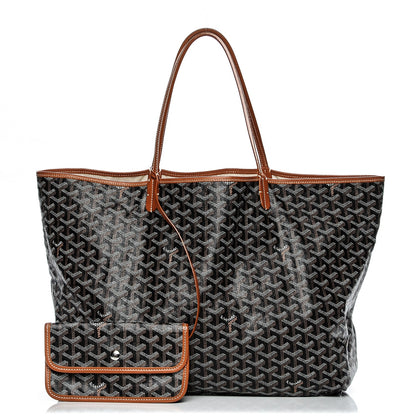 Goyard Goyardine Saint Louis GM Black Gold 1 of 10