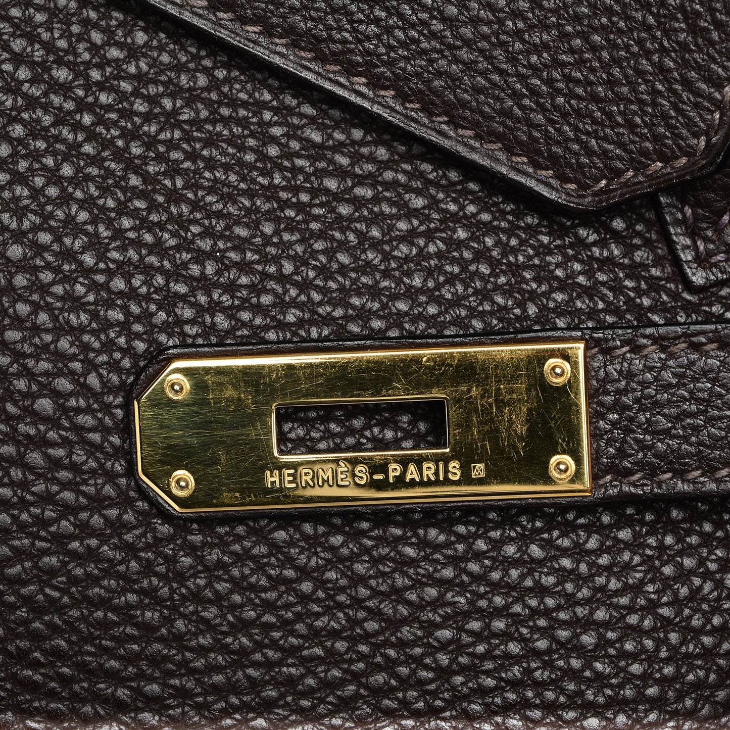 Togo Birkin 30 Chocolate