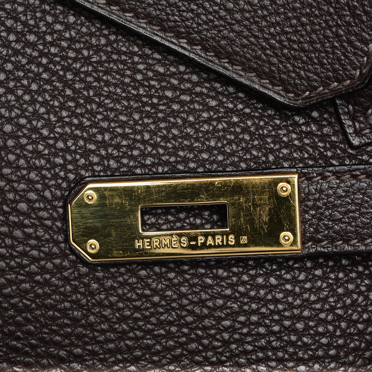Hermes Togo Birkin 30 Chocolate 13 of 23