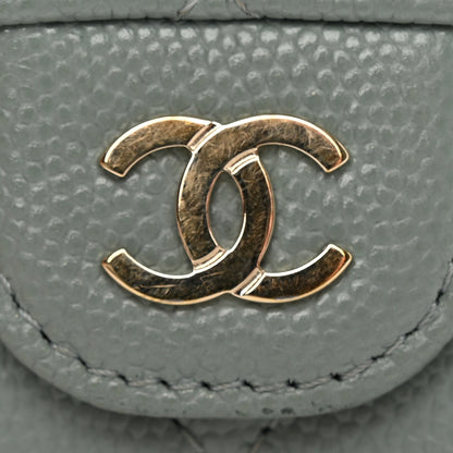 Chanel Caviar Quilted Classic 4 Key Holder Wallet Grey 11 of 17