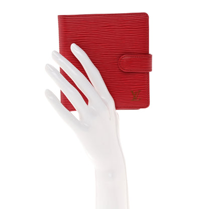 Louis Vuitton Epi Porte-Billets Compact Wallet Red 2 of 10