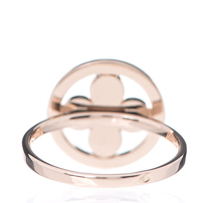 Louis Vuitton 18K Pink Gold Diamond BB Blossom Ring 52 6 3 of 7