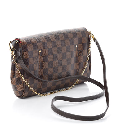 Louis Vuitton Damier Ebene Favorite MM 3 of 10