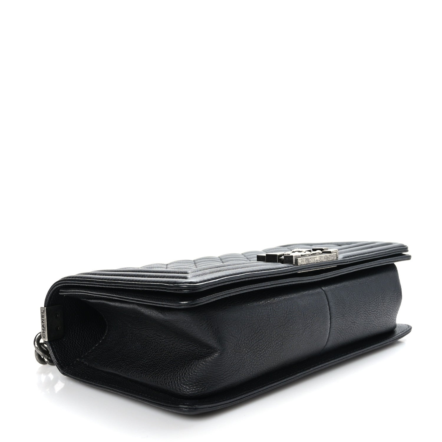 Chanel Calfskin Quilted Medium Boy Flap Black 4 of 9