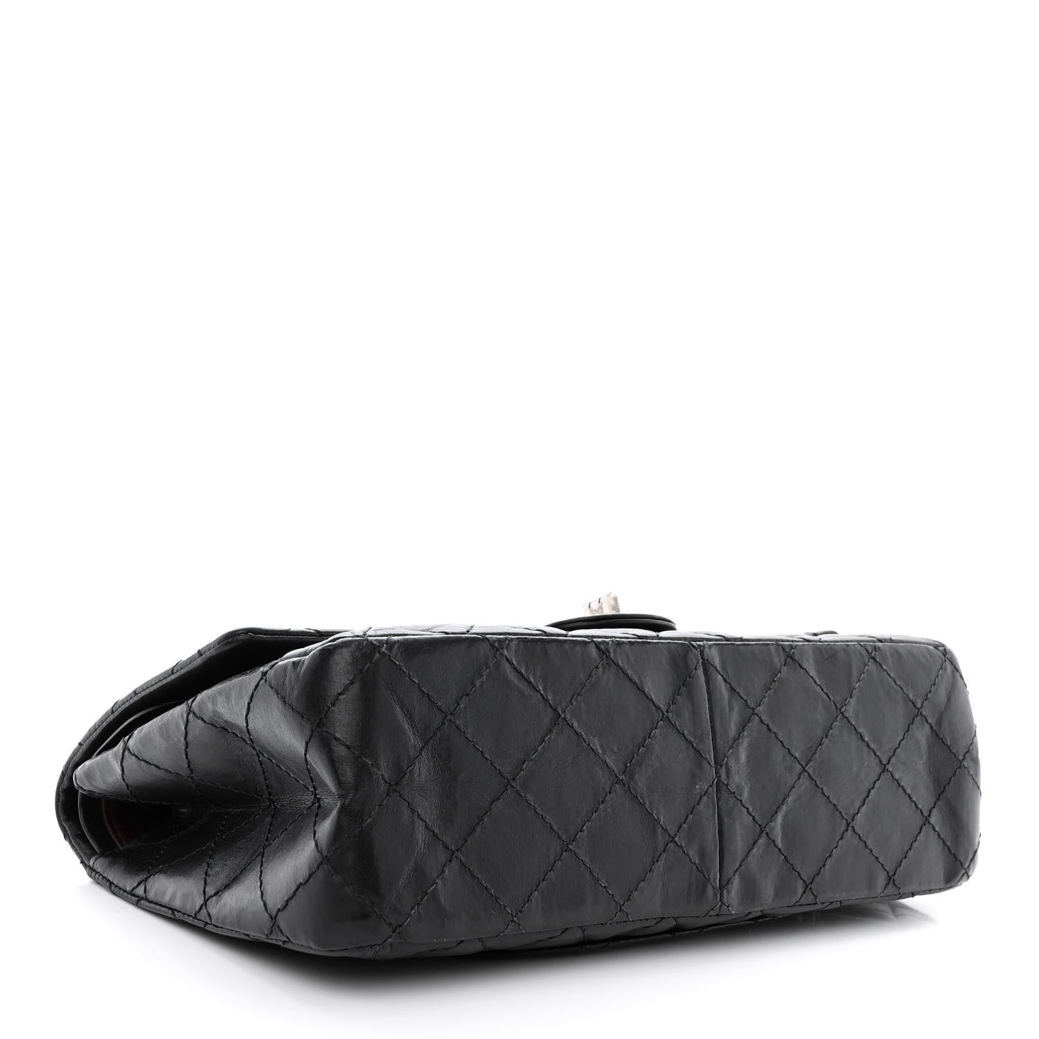 Chanel Aged Calfskin Quilted 2.55 Reissue 226 Flap Black 4 of 10