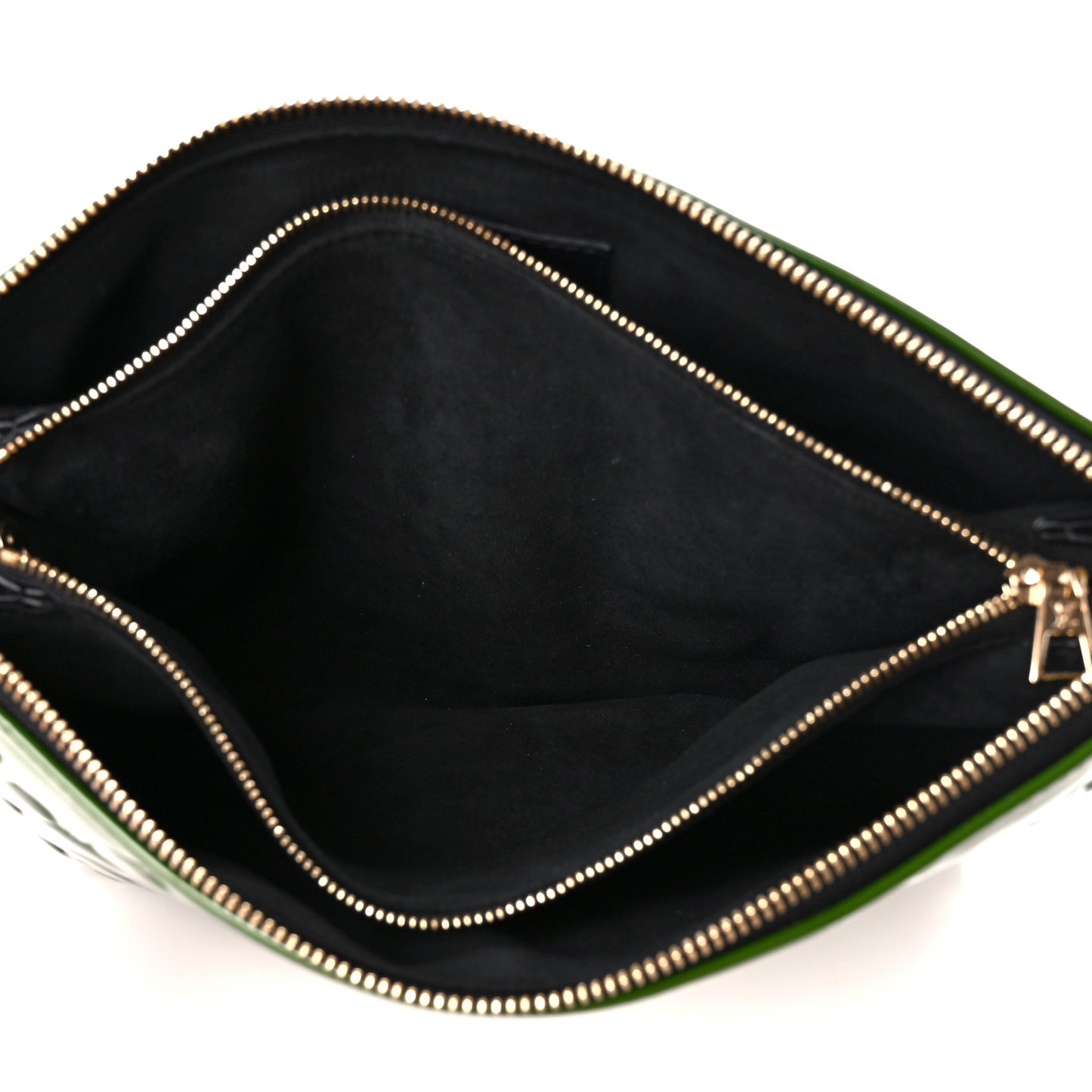 Patent Embossed Monogram Coussin PM Green Black