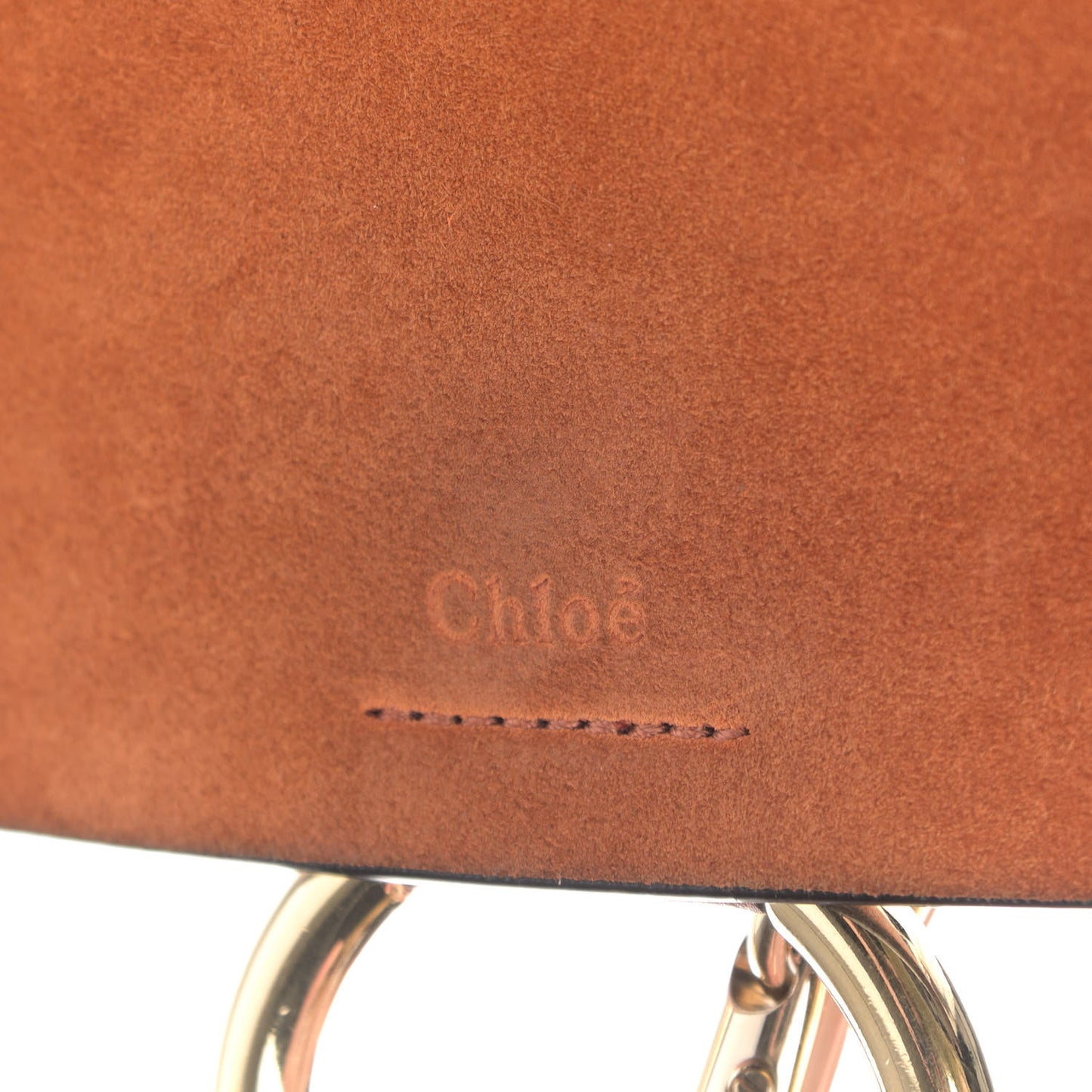 Suede Calfskin Mini Faye Backpack Tan