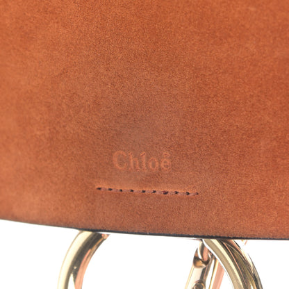 Chloe Suede Calfskin Mini Faye Backpack Tan 14 of 18