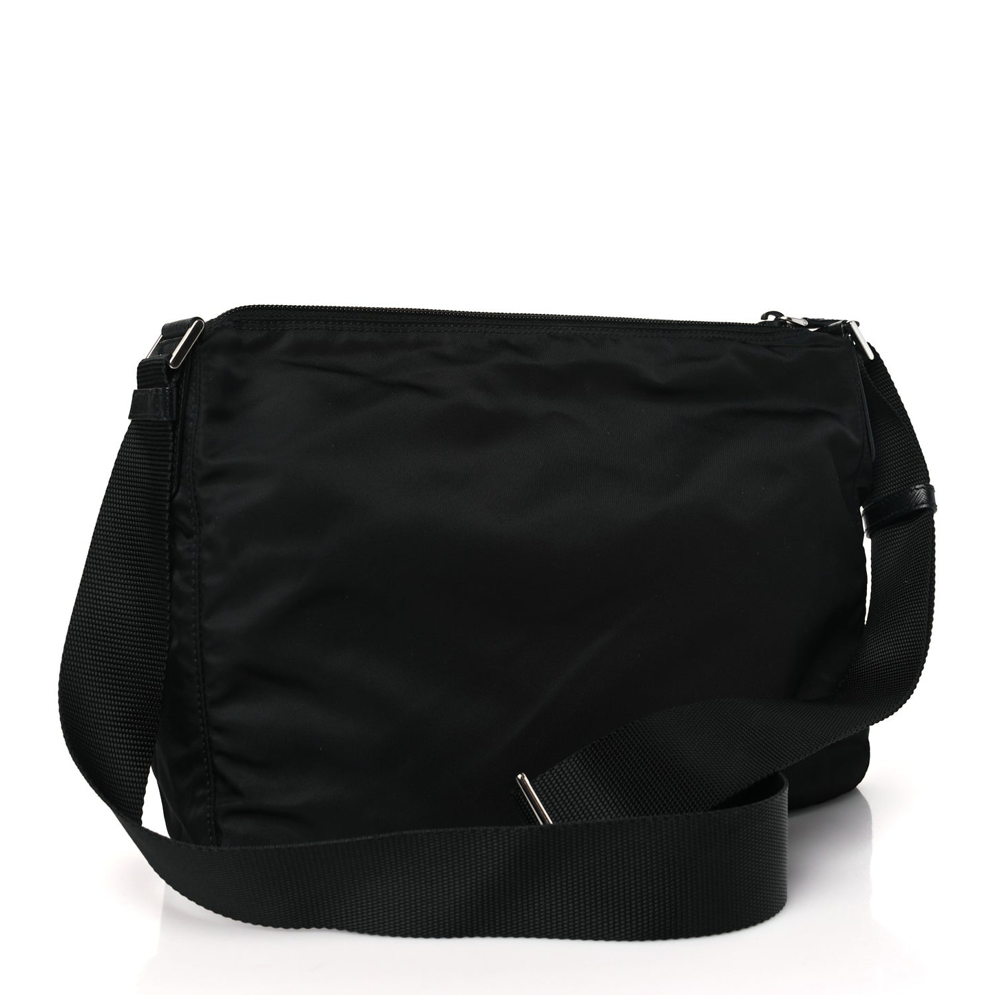 Tessuto Nylon Messenger Bag Black