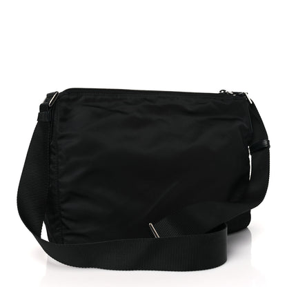 Prada Tessuto Nylon Messenger Bag Black 3 of 9