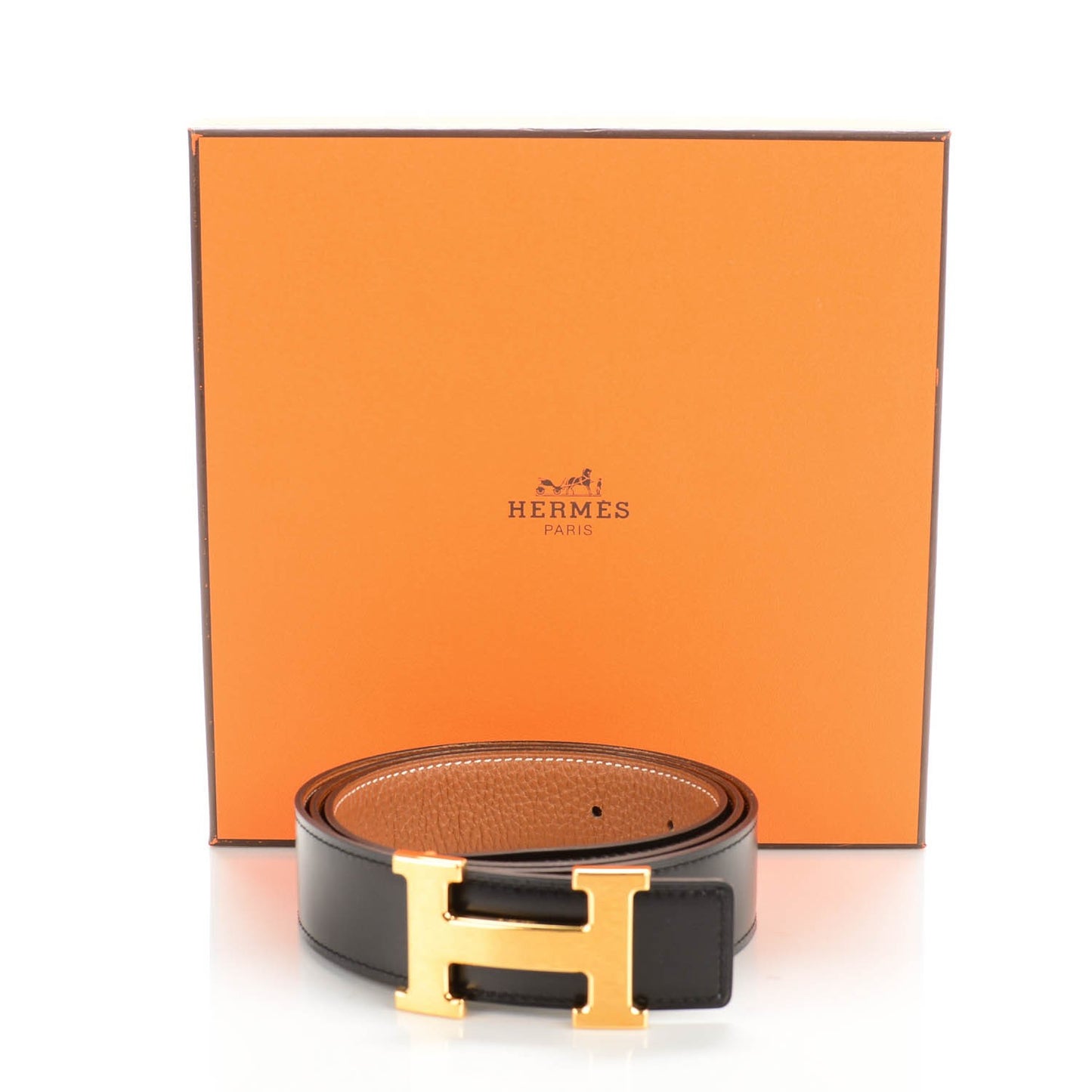Box Togo 32mm H Belt 95 Black Gold