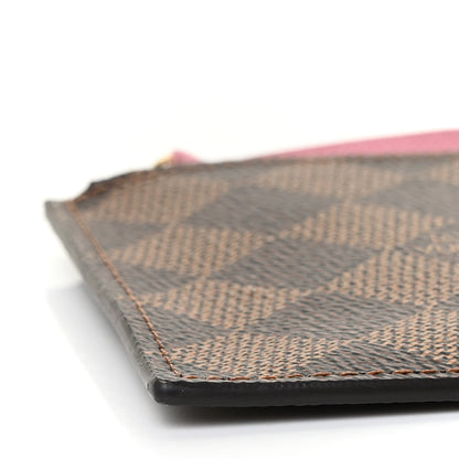 Louis Vuitton Damier Ebene Studded Felicie Chain Wallet Zippered Insert 7 of 8