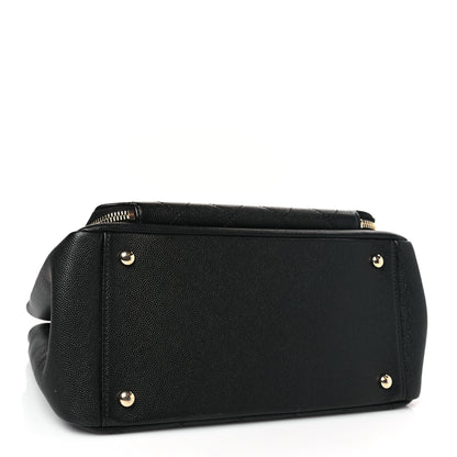 Chanel Caviar Quilted Small Business Affinity Shopping Bag Black 4 of 9