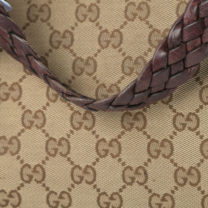Gucci Monogram Medium Bamboo Bar Tote Brown 15 of 15
