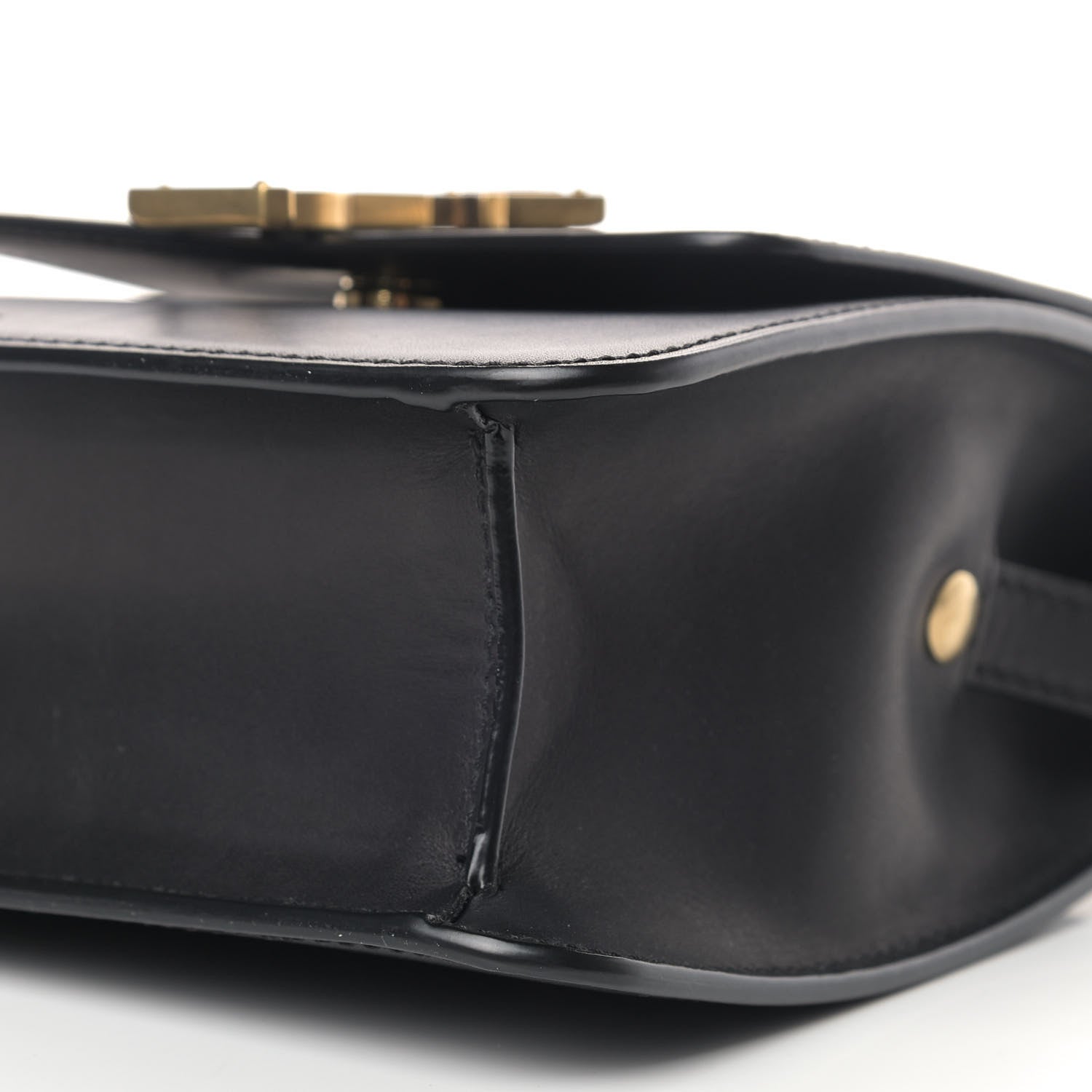 Saint Laurent Smooth Calfskin North South Kaia Satchel Black 7 of 12