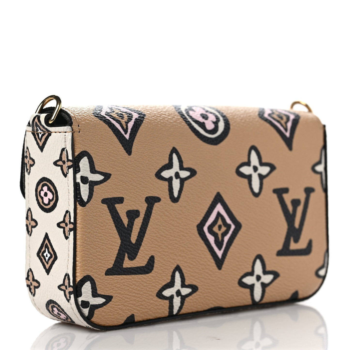 Monogram Wild At Heart Felicie Strap & Go Arizona Creme
