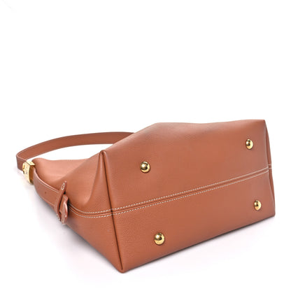 Louis Vuitton Grained Calfskin Low Key Hobo MM Cognac 5 of 10