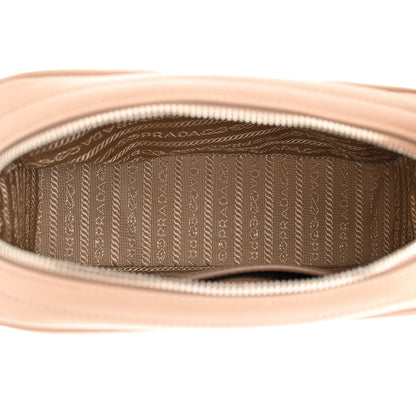 Prada Soft Calfskin Diagramme Camera Bag Cipria 5 of 12