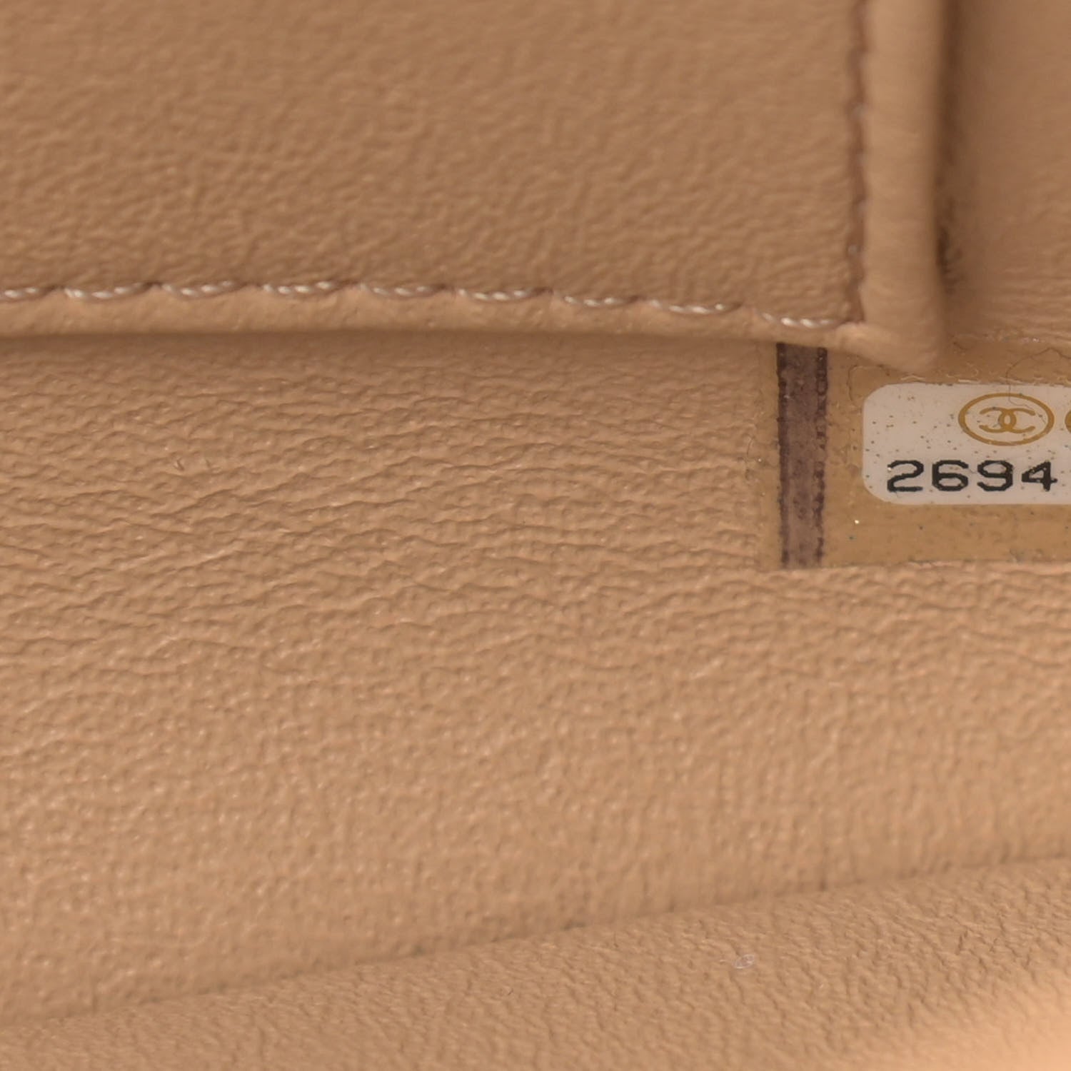 Chanel Lambskin Chevron Quilted Medium Trendy CC Dual Handle Flap Bag Beige 7 of 11