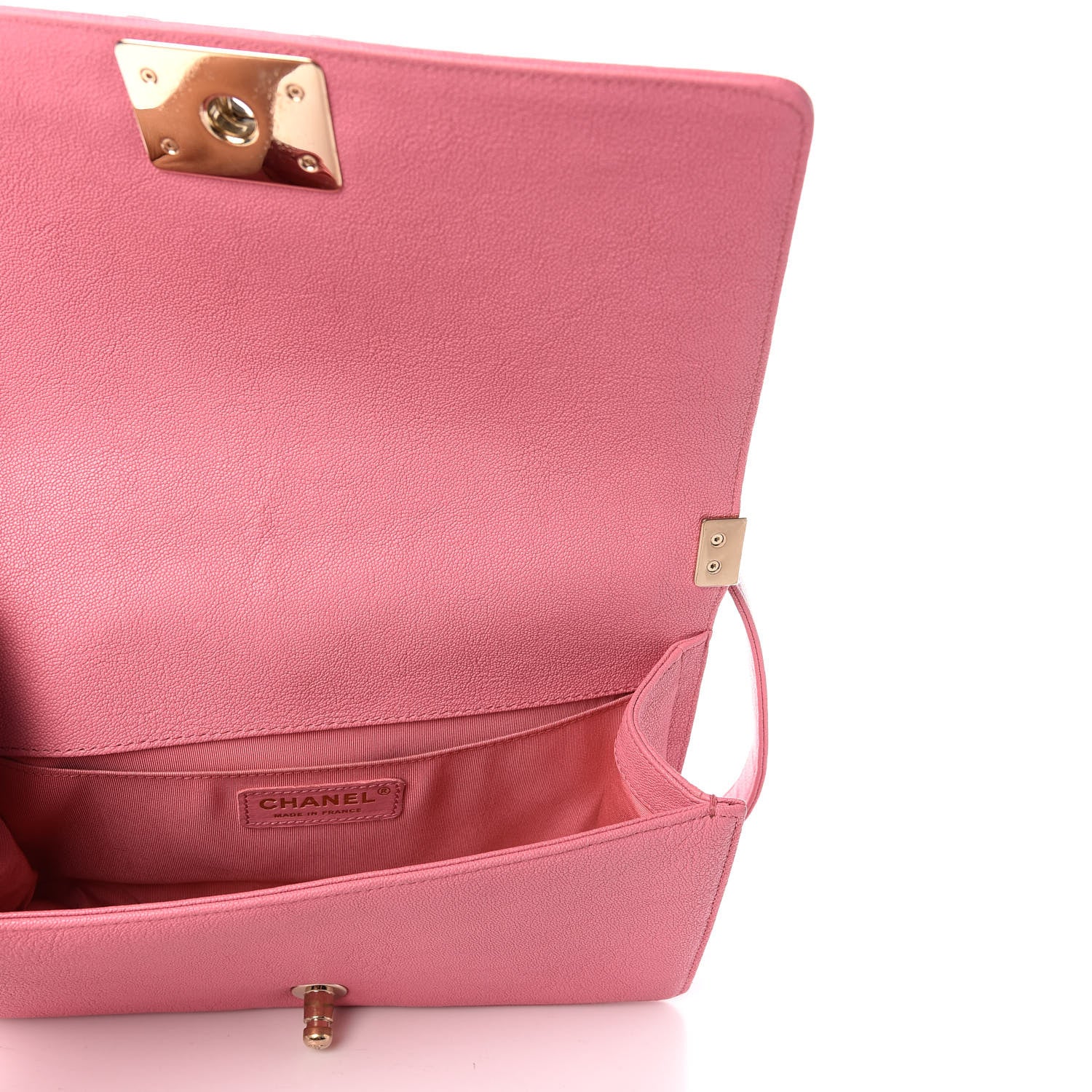 Chanel Caviar Quilted Medium Boy Flap Pink 5 of 10