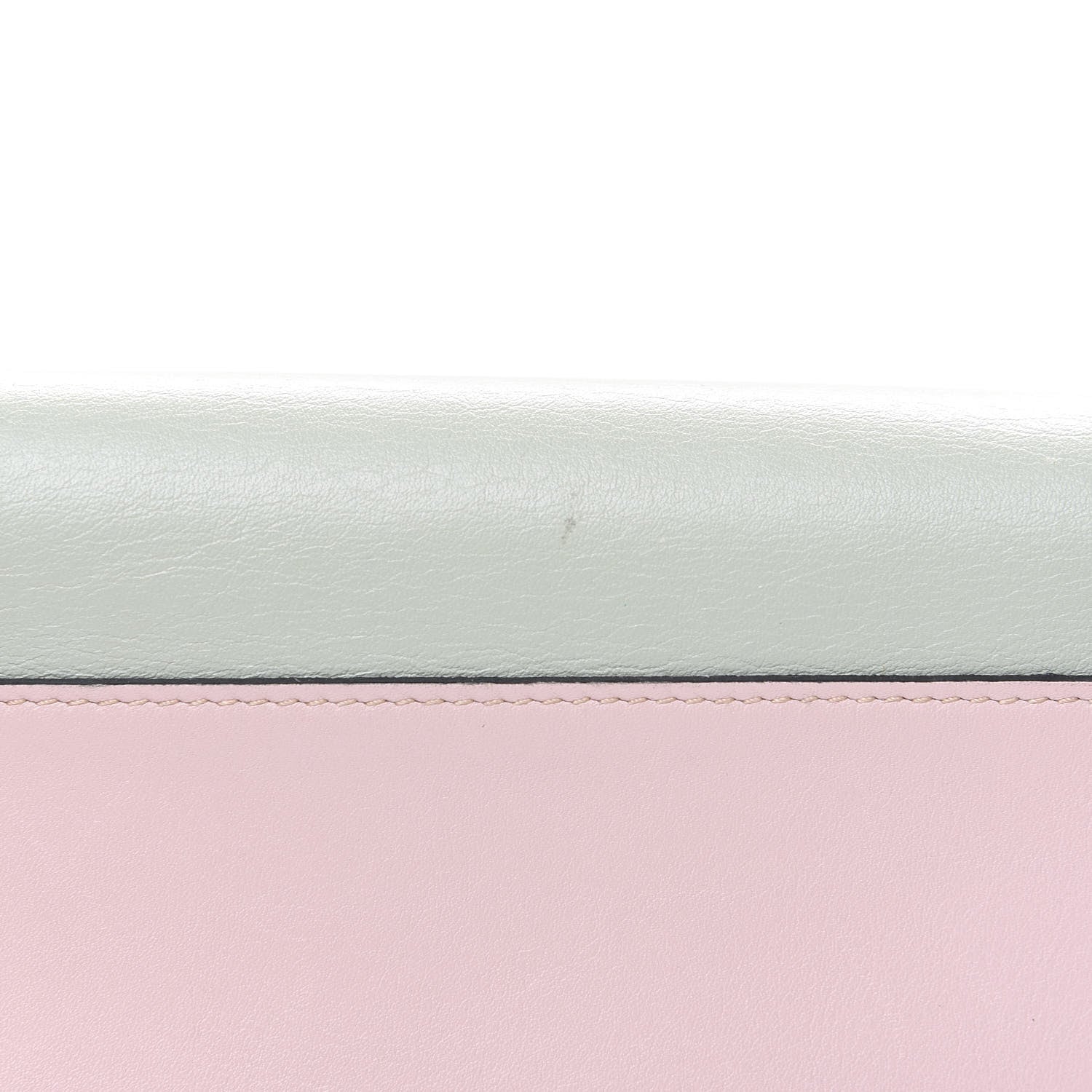 Valentino Garavani Calfskin Watercolor Rockstud Wristlet Wallet Rose Green Yellow Sky 8 of 11