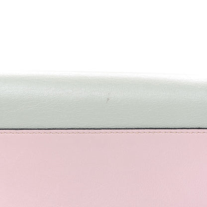 Valentino Garavani Calfskin Watercolor Rockstud Wristlet Wallet Rose Green Yellow Sky 8 of 11